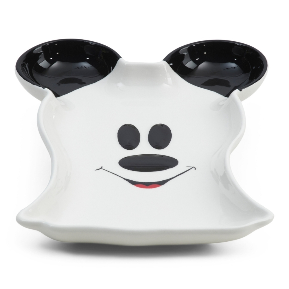 New With Tags Disney Zrike Mickey Mouse Ghost Figural Tray Halloween